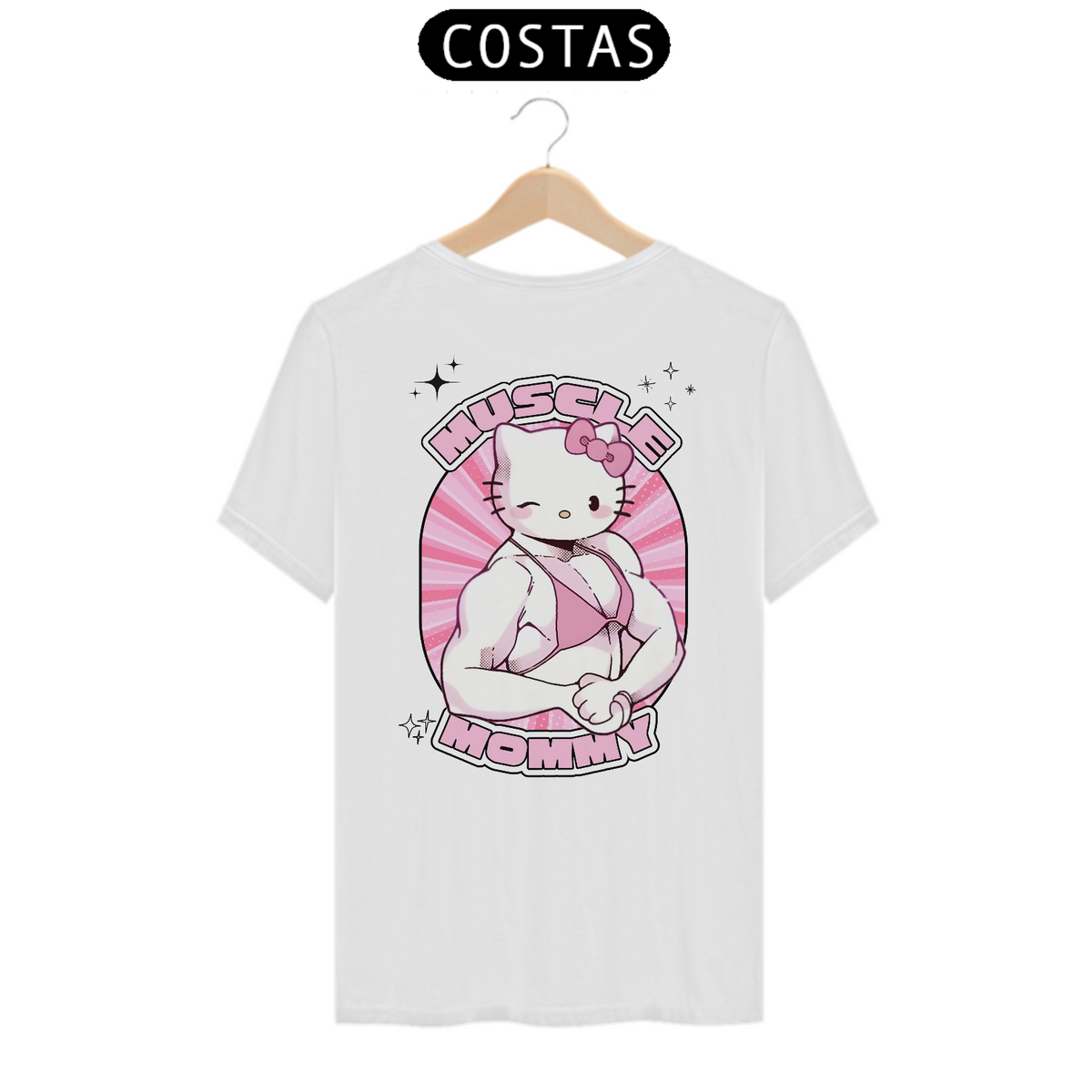 Nome do produto: Camiseta Muscle Mommy (Estampa Costas)