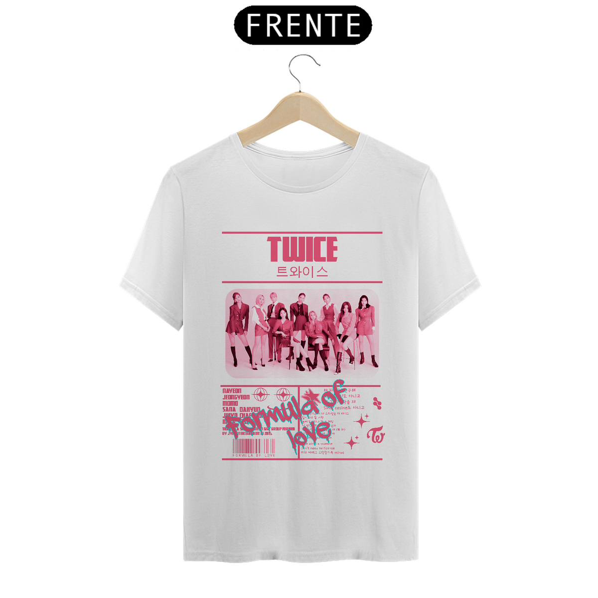 Nome do produto: Camiseta Twice Formula of Love