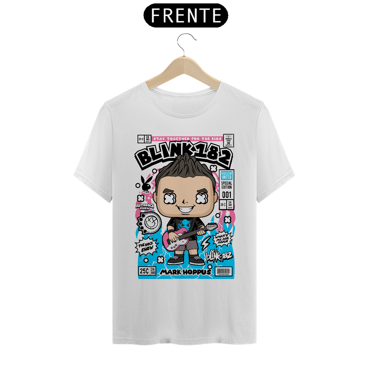 Nome do produto: Camiseta Blink-182 Funko Pop