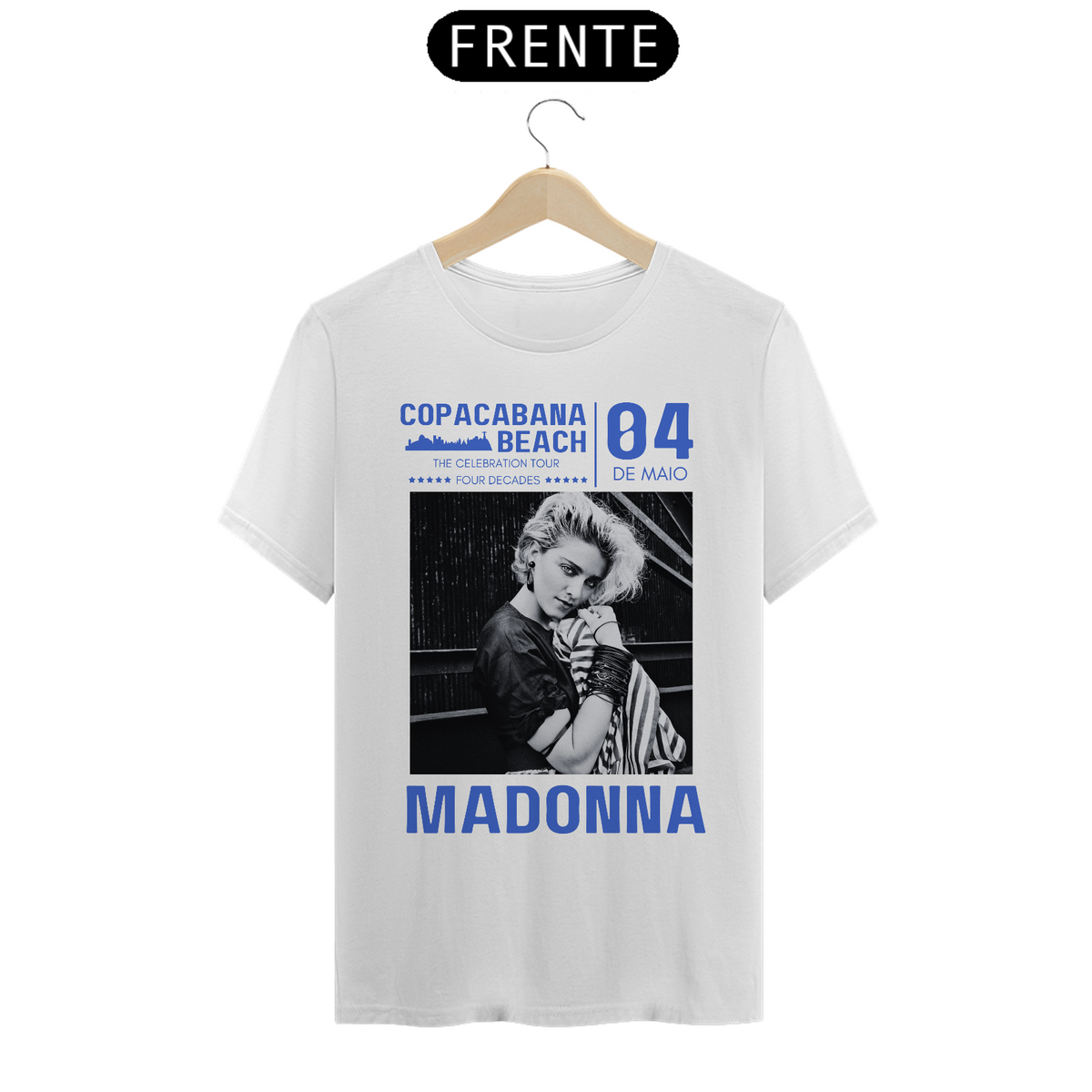 Nome do produto: Camiseta Madonna Four Decades