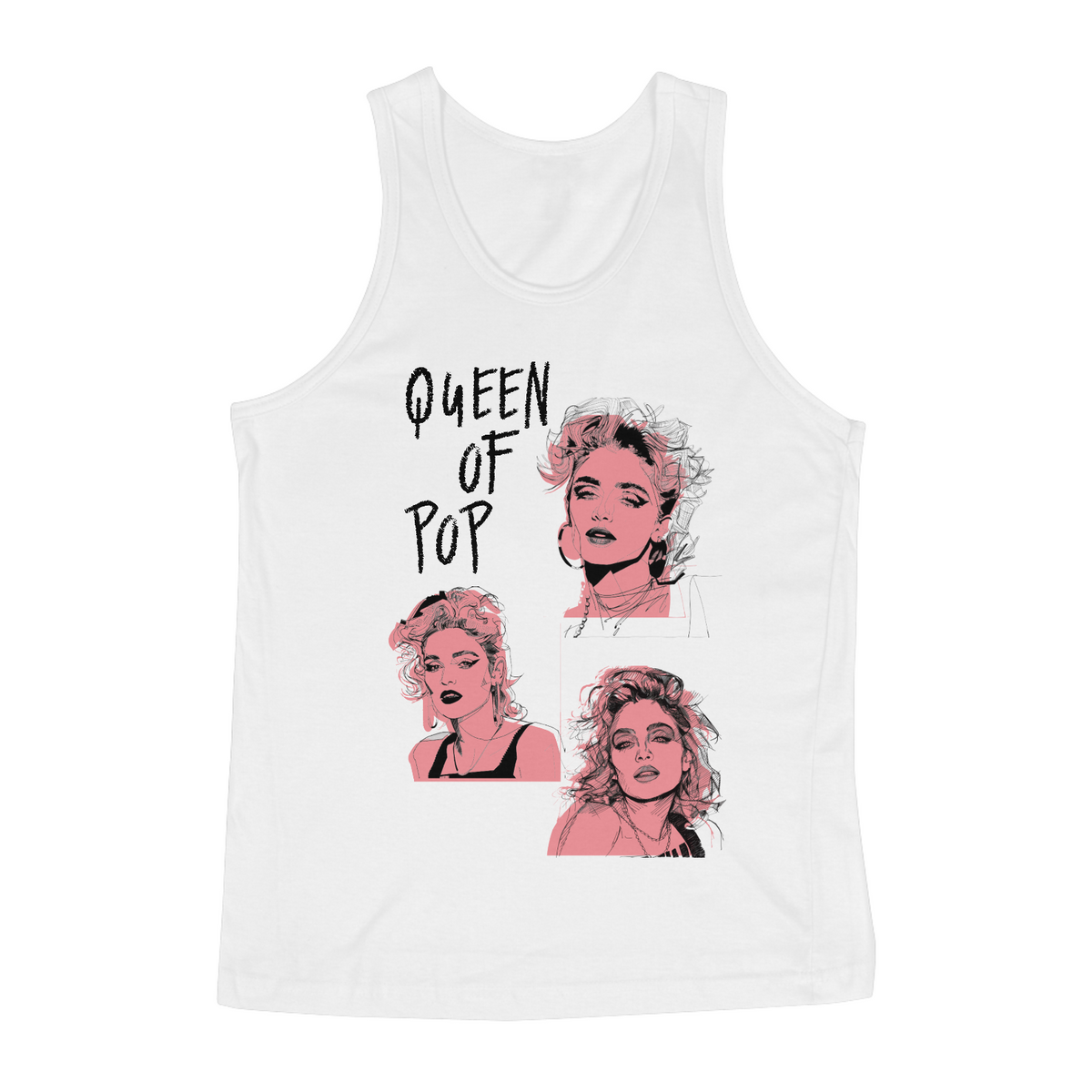 Nome do produto: Regata Madonna Queen of Pop