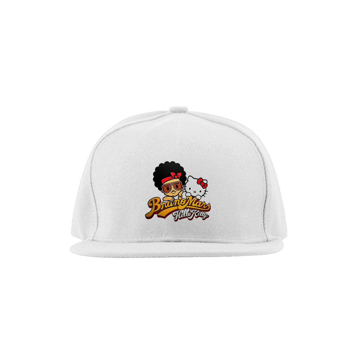 Nome do produto: Boné Bruno Mars x Hello Kitty