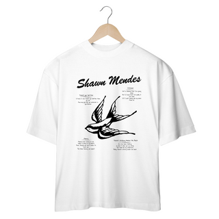 Nome do produtoCamiseta Oversized Shawn Mendes Songs