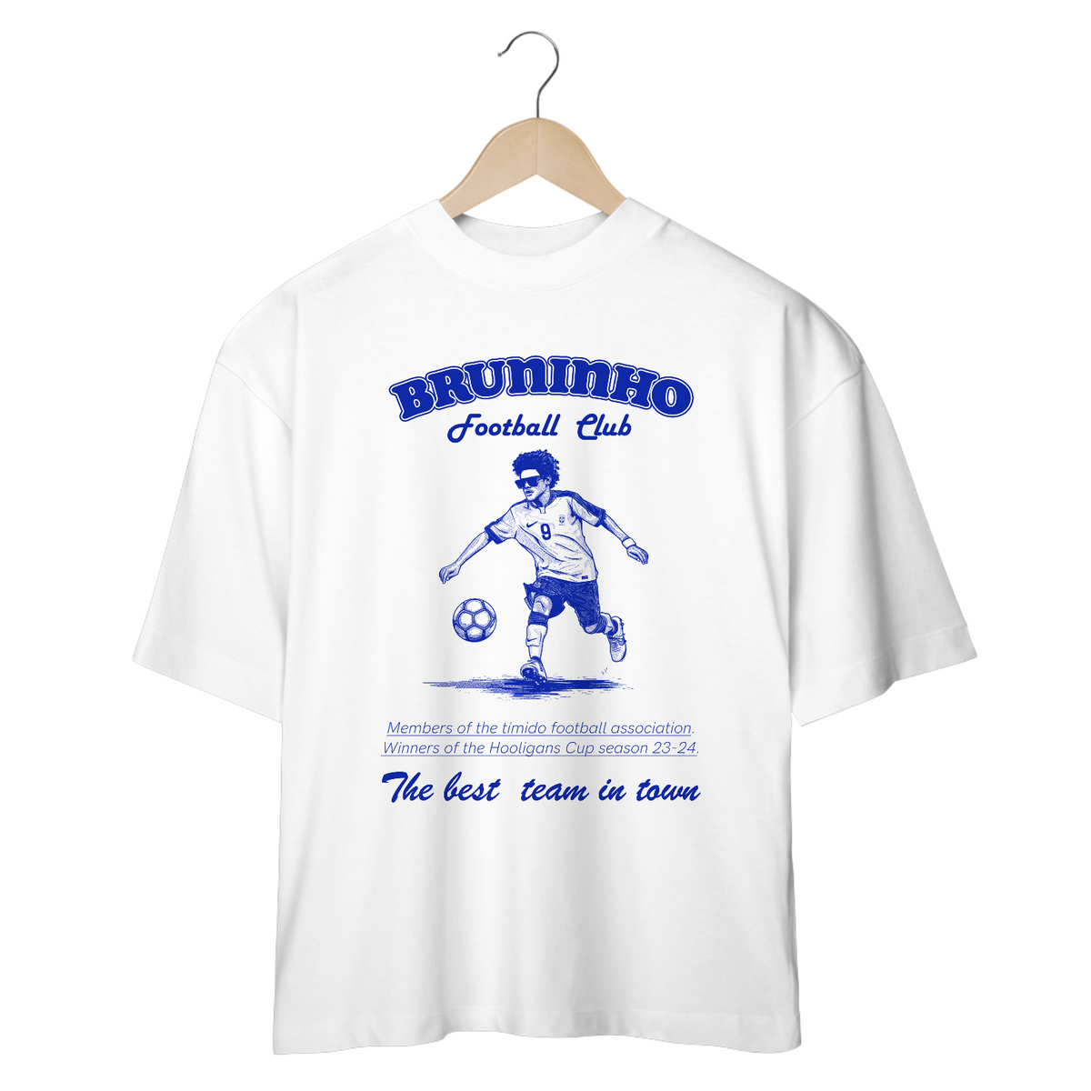 Nome do produto: Camiseta Oversized Bruninho Football Club