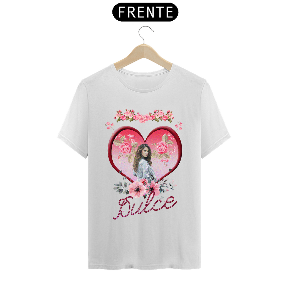 Nome do produto: Camiseta Dulce Maria