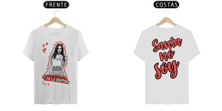 Camiseta Dulce Maria Santa no Soy (Estampa Frente e Costas)