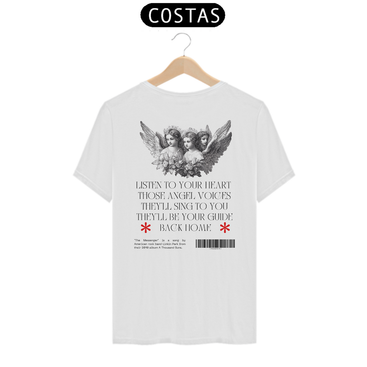 Nome do produto: Camiseta Linkin Park The Messenger (Estampa nas Costas)