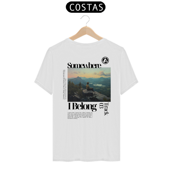 Camiseta Linkin Park Somewhere I Belong (Estampa nas Costas)