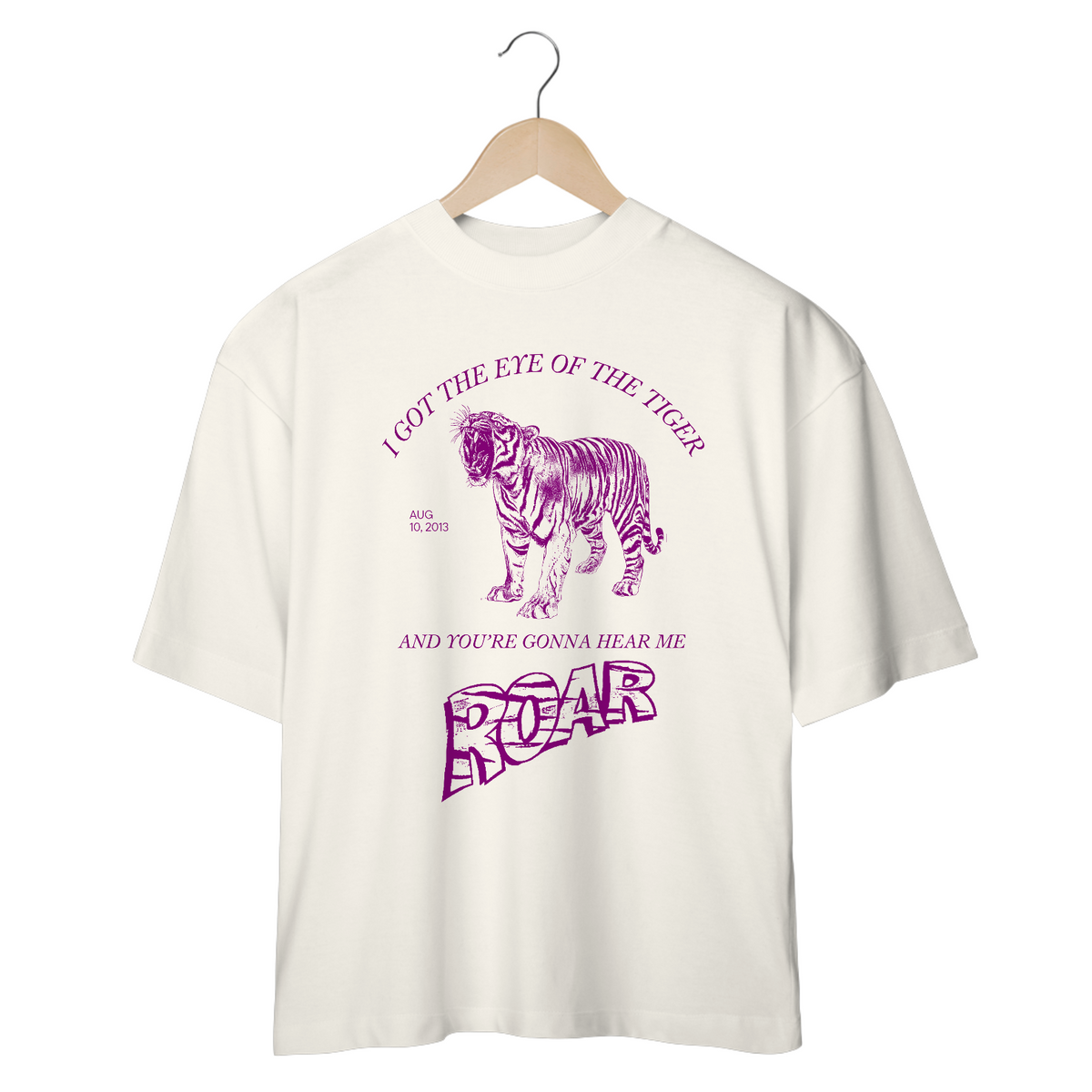 Nome do produto: Camiseta Oversized Katy Perry ROAR