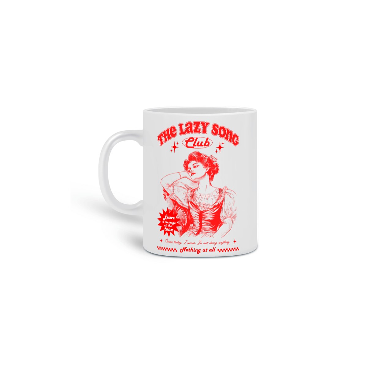 Nome do produto: Caneca Bruno Mars The Lazy Song Club