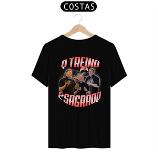 Nome do produtoCamiseta O Treino é Sagrado (Estampa nas Costas)