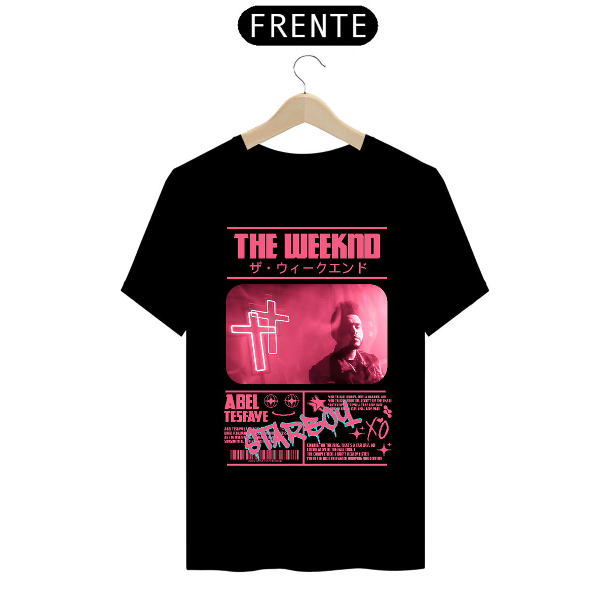 Nome do produto: Camiseta The Weeknd - Starboy