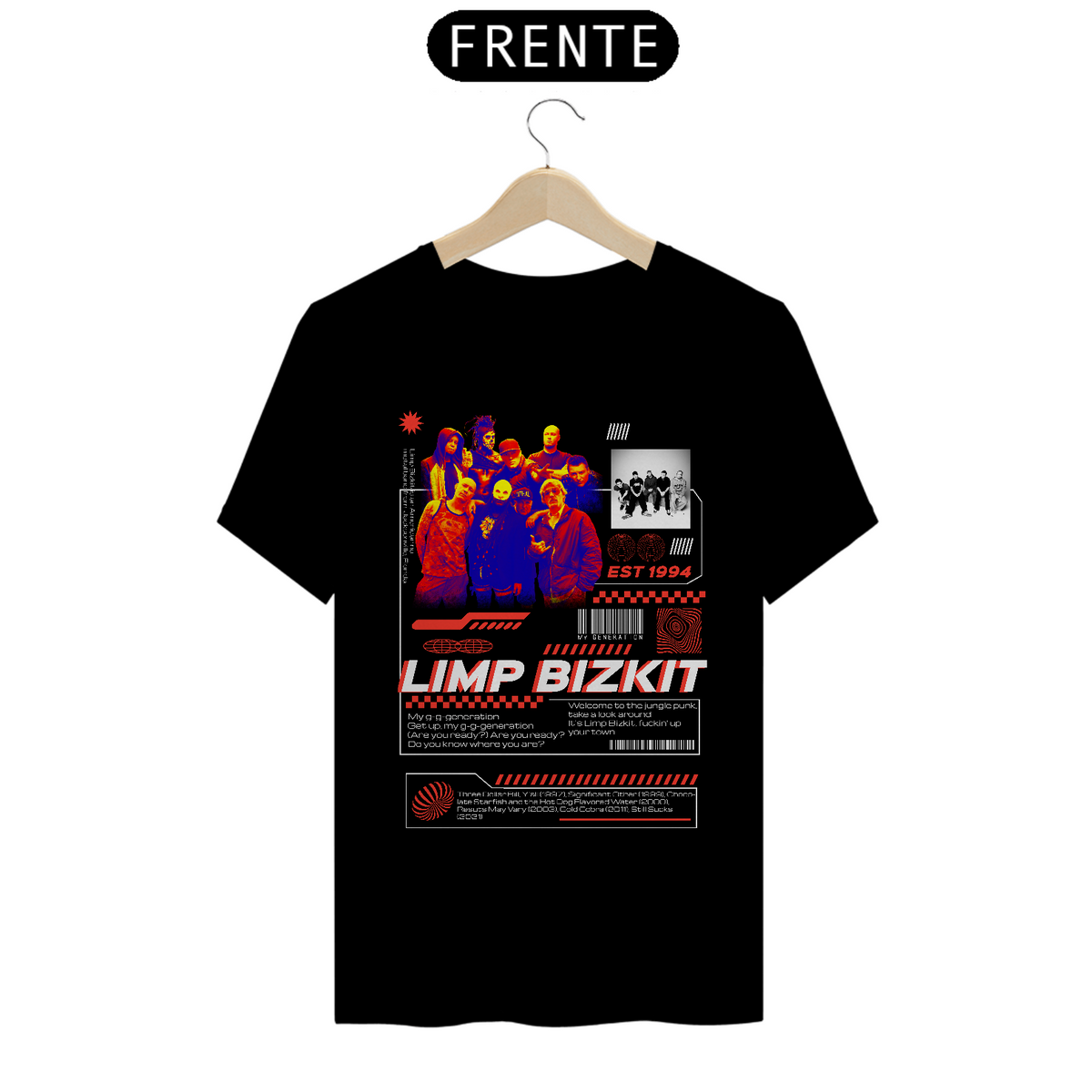 Nome do produto: Camiseta Limp Bizkit My Generation