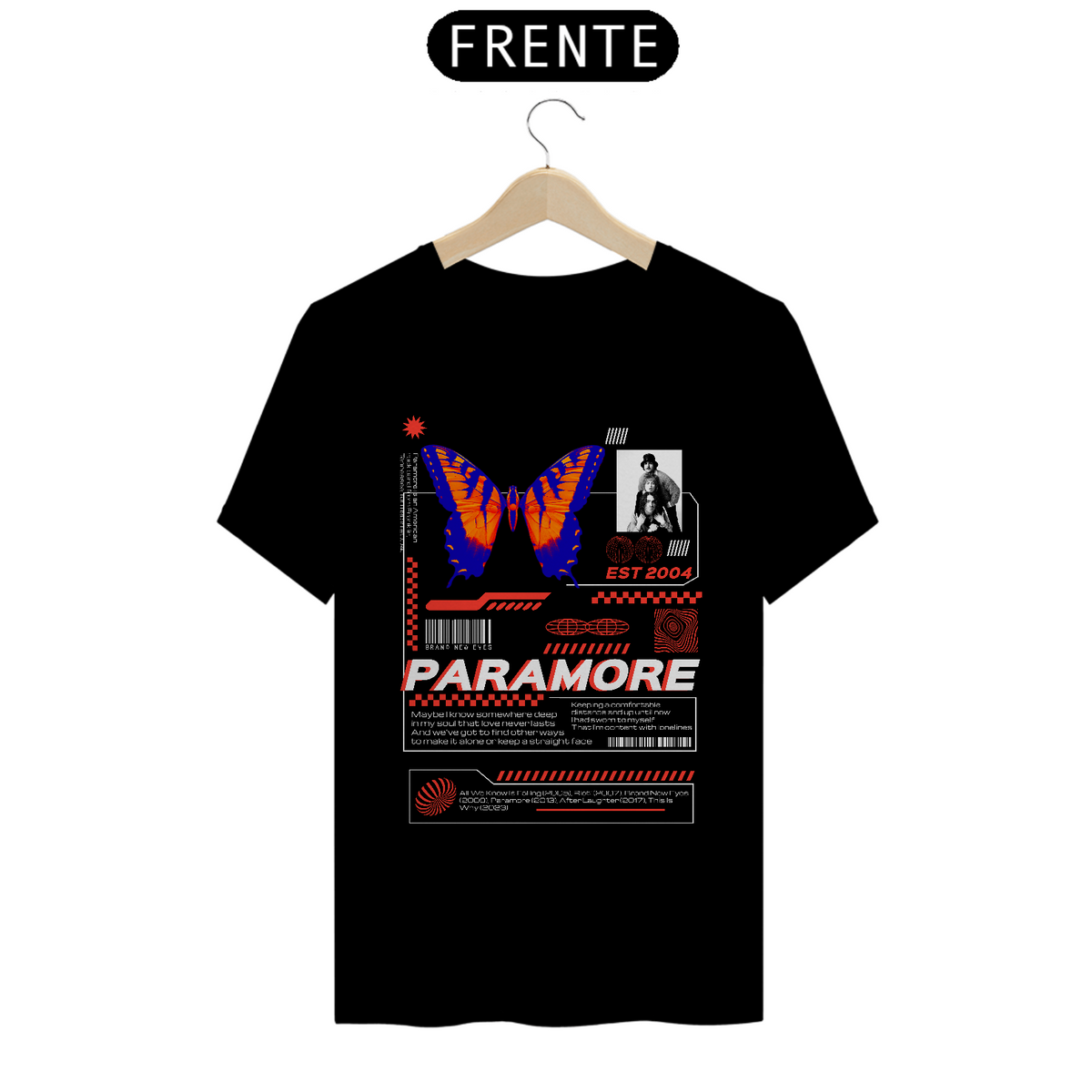 Nome do produto: Camiseta Paramore Brand New Eyes