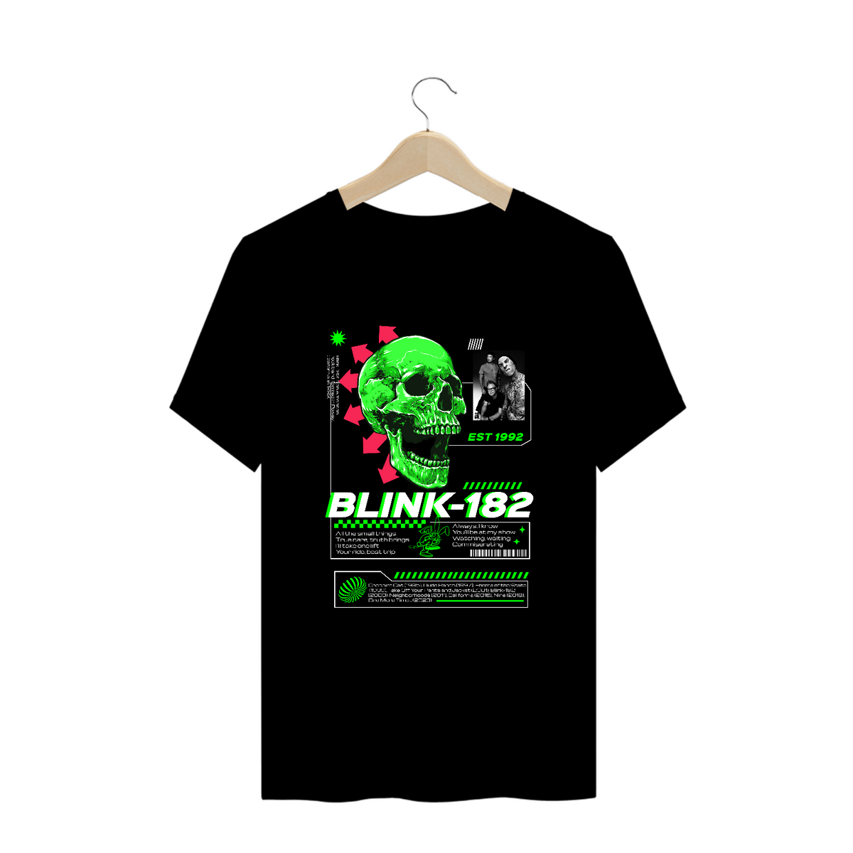 Nome do produto: Camiseta Plus Size Blink-182