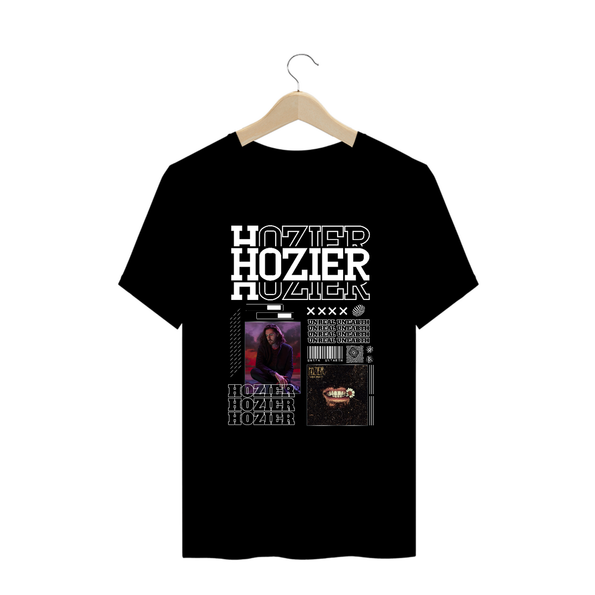 Nome do produto: Camiseta Plus Size Hozier Unreal Unearth 2