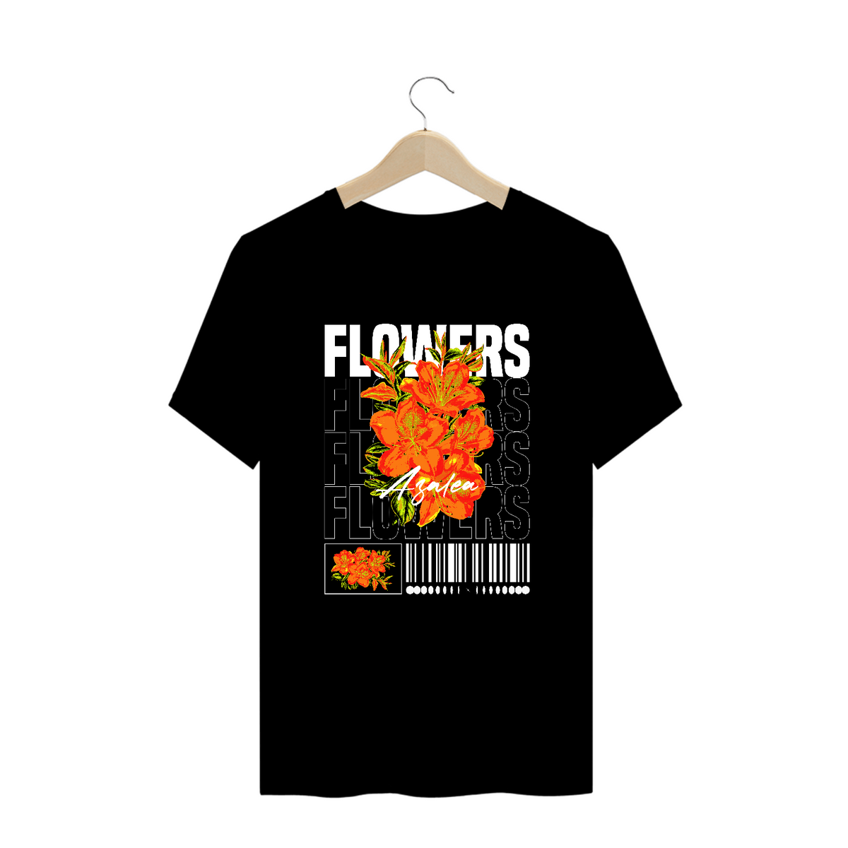 Nome do produto: Camiseta Plus Size Flowers