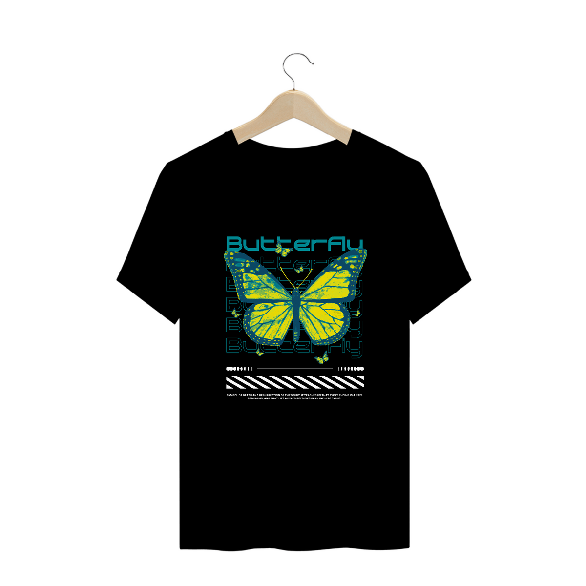 Nome do produto: Camiseta Plus Size  Butterfly 2