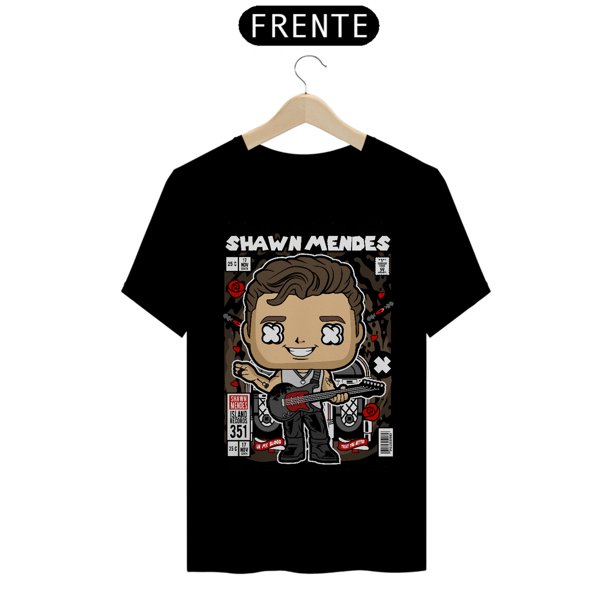 Nome do produto: Camiseta Funko Pop Shawn Mendes