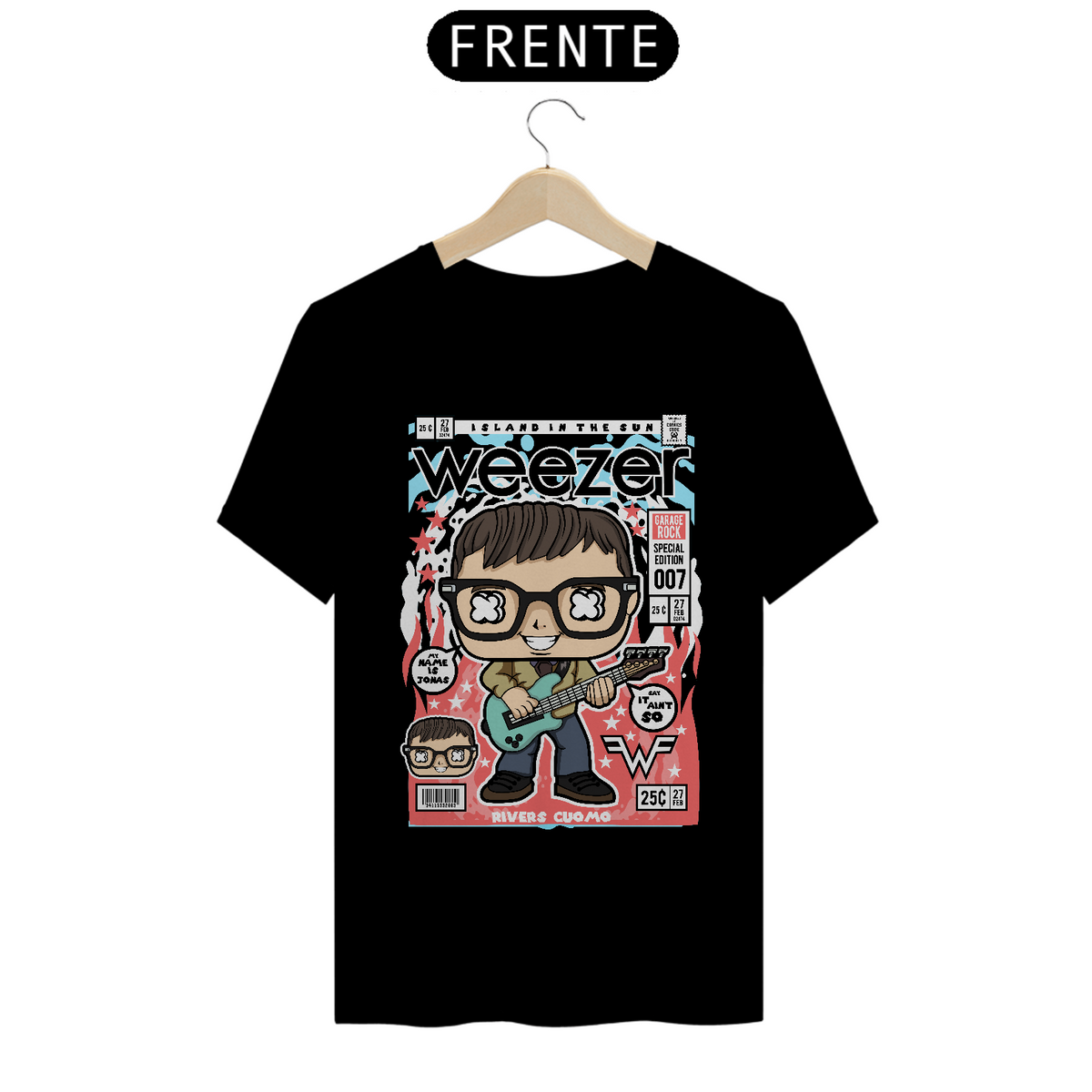 Nome do produto: Camiseta Funko Pop Weezer