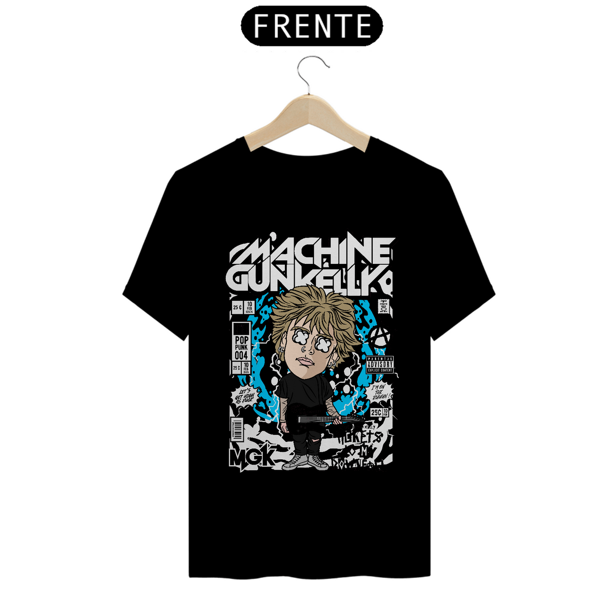 Nome do produto: Camiseta Funko Pop Machine Gun Kelly