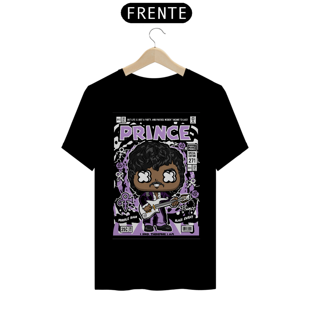 Nome do produto: Camiseta Funko Pop Prince