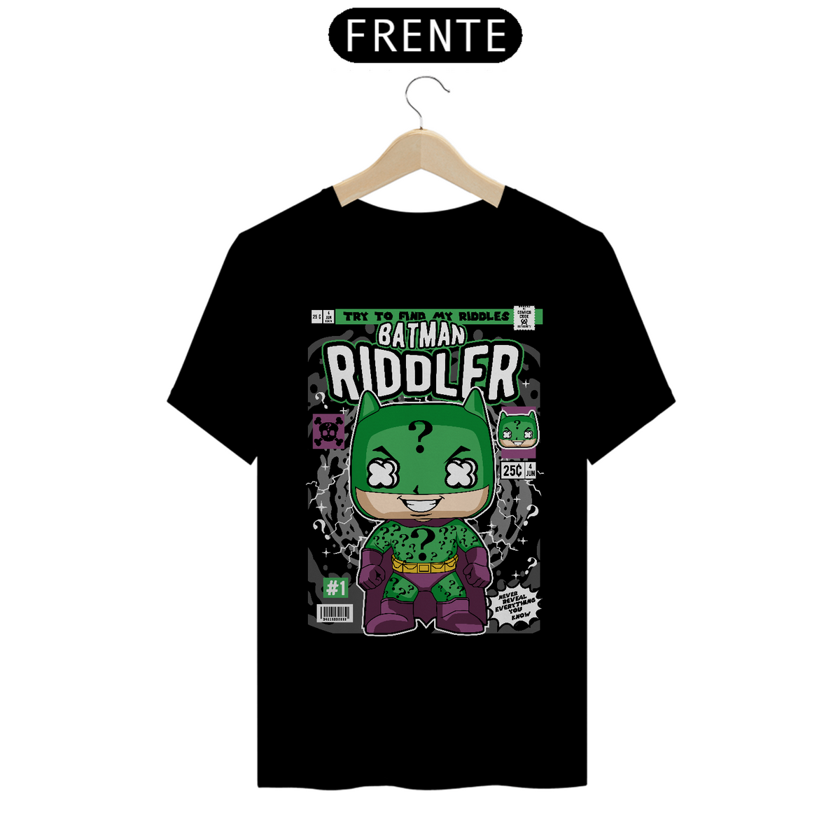 Nome do produto: Camiseta Funko Pop Riddler (Charada)