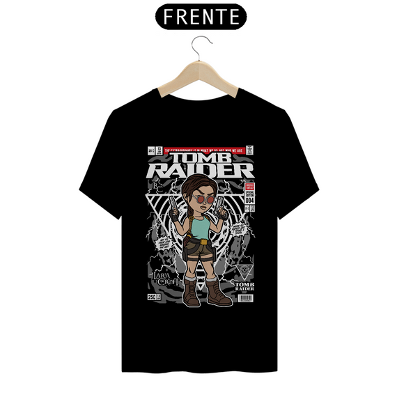 Camiseta Tomb Raider Lara Croft Funko Pop