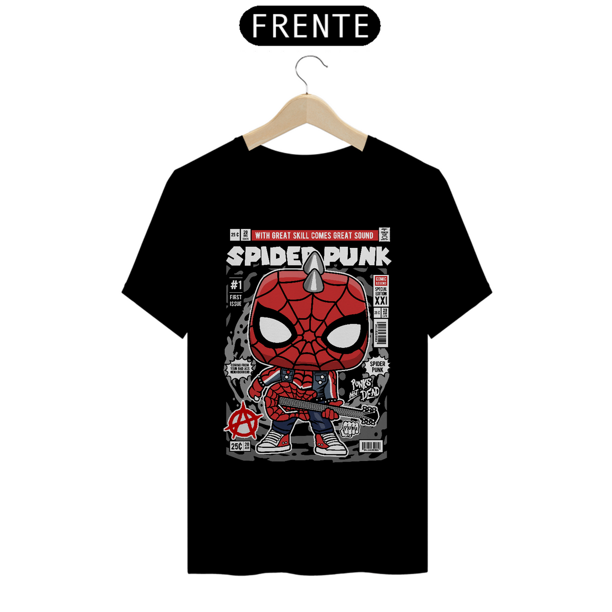 Nome do produto: Camiseta Homem-Aranha Funko Pop