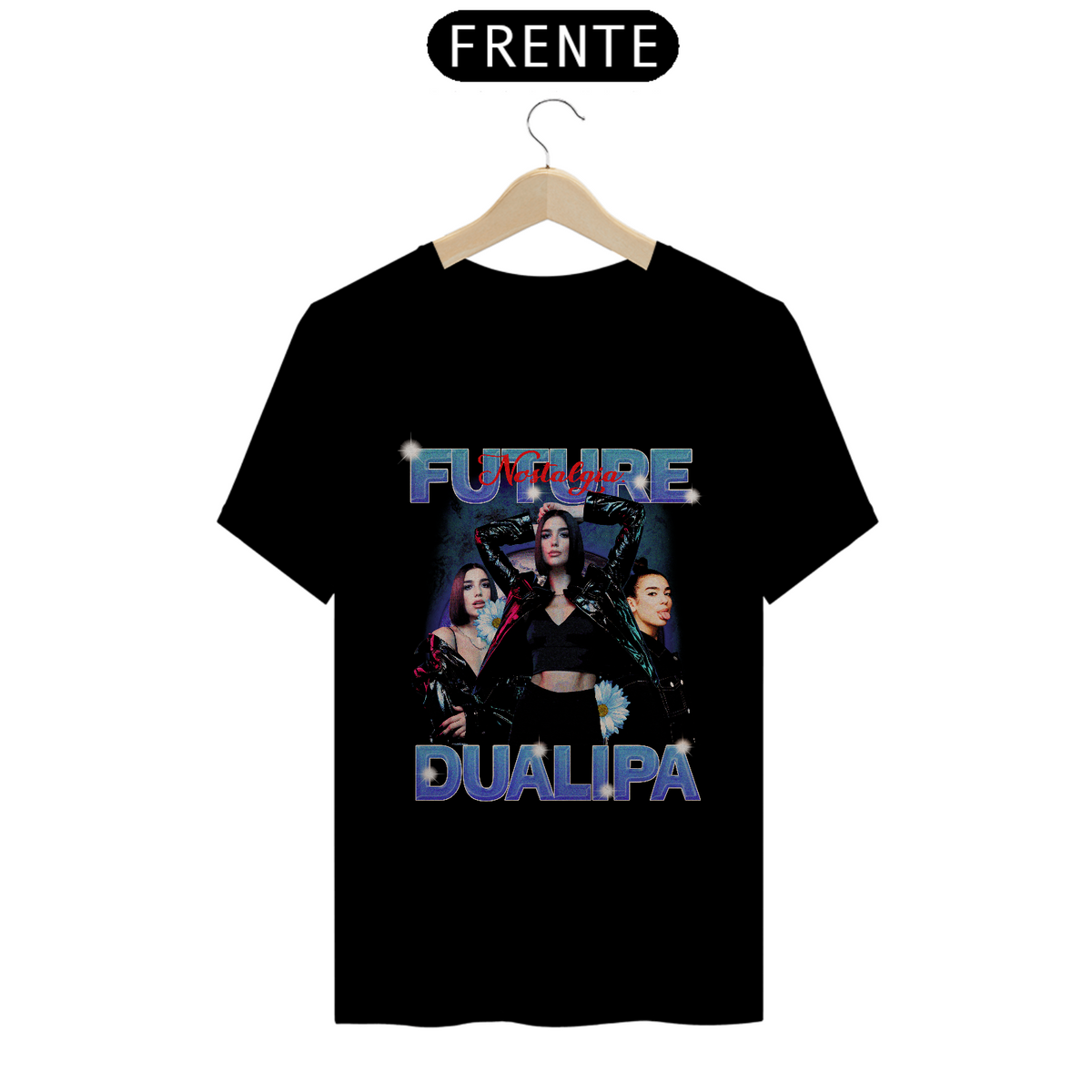 Nome do produto: Camiseta Dua Lipa Future Nostalgia