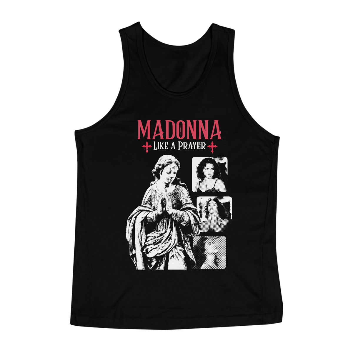 Nome do produto: Regata Madonna Like a Prayer