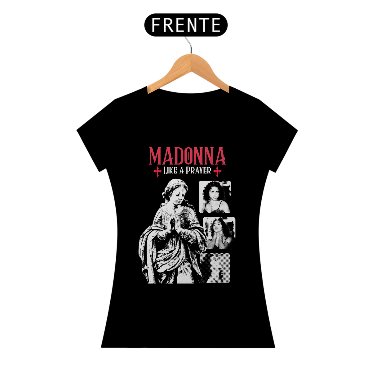 Nome do produto: Baby Look Madonna Like a Prayer