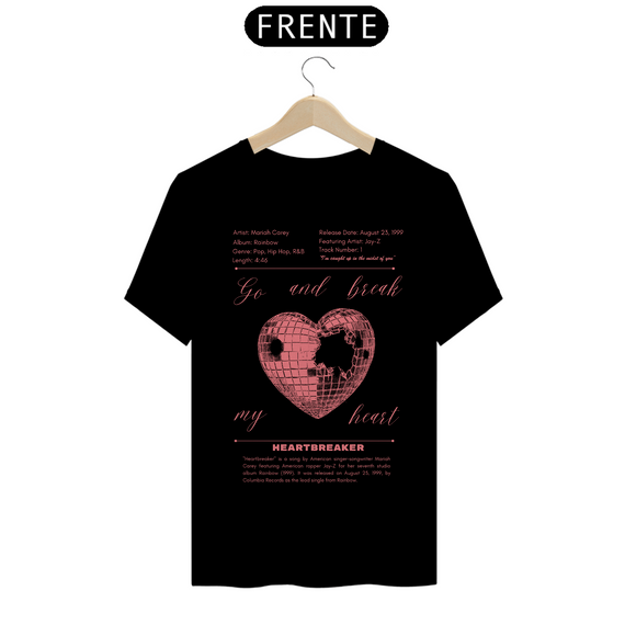 Camiseta Mariah Carey Heartbreaker