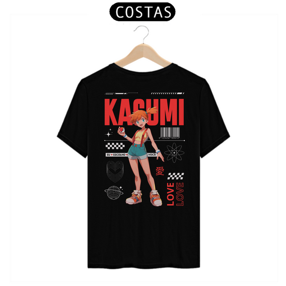 Camiseta Misty Eu Escolho Você (Estampa nas Costas) Preta