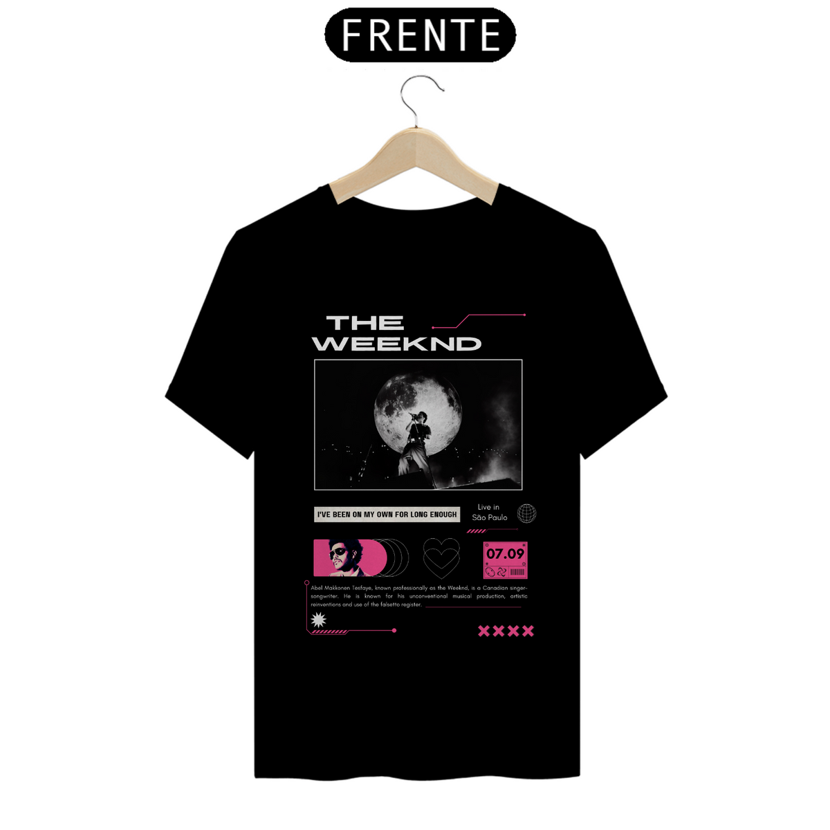 Nome do produto: Camiseta The Weeknd 