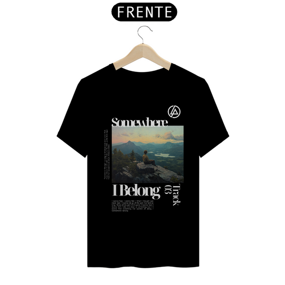 Camiseta Linkin Park Somewhere I Belong (Preta)