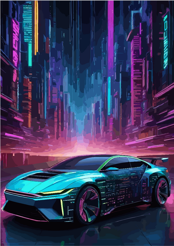 Carro Cyberpunk City