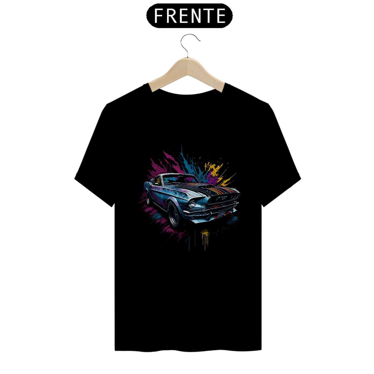 Nome do produto: Camiseta Mustang - Coleção Grafitti