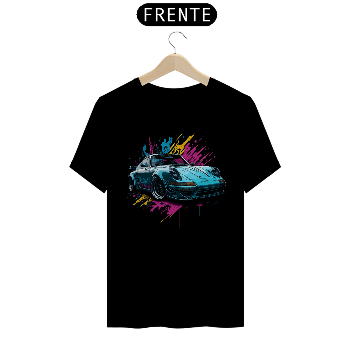 Nome do produto: Camiseta Porsche 911 - Coleção Grafitti