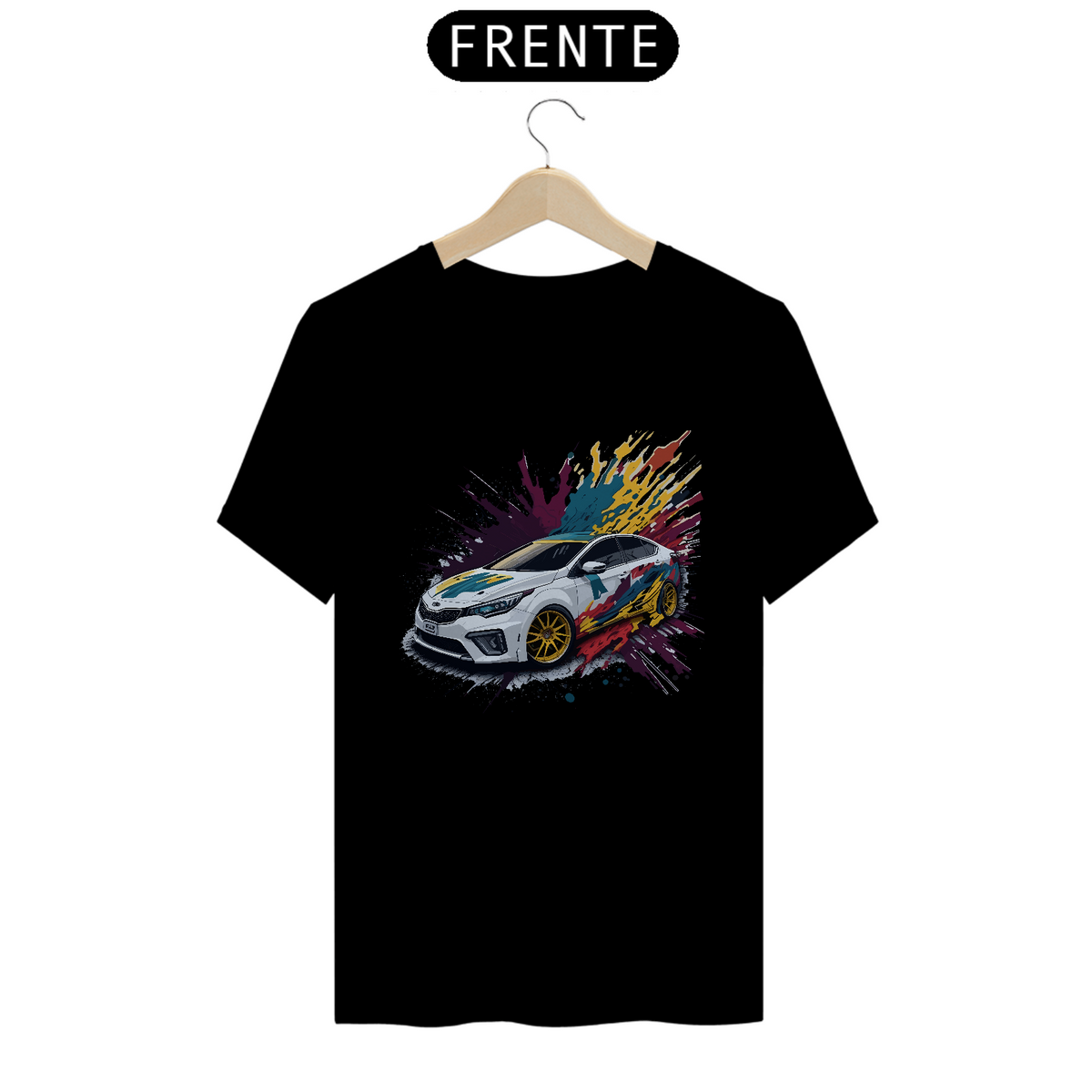 Nome do produto: Camiseta Kia Cerato - Coleção Grafitti