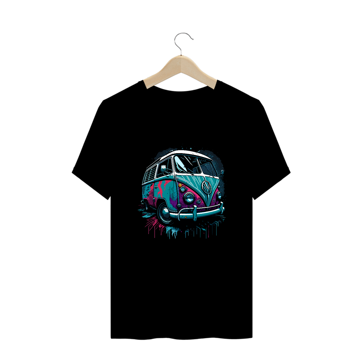 Nome do produto: Camiseta Kombi - Coleção Grafitti PLUS SIZE