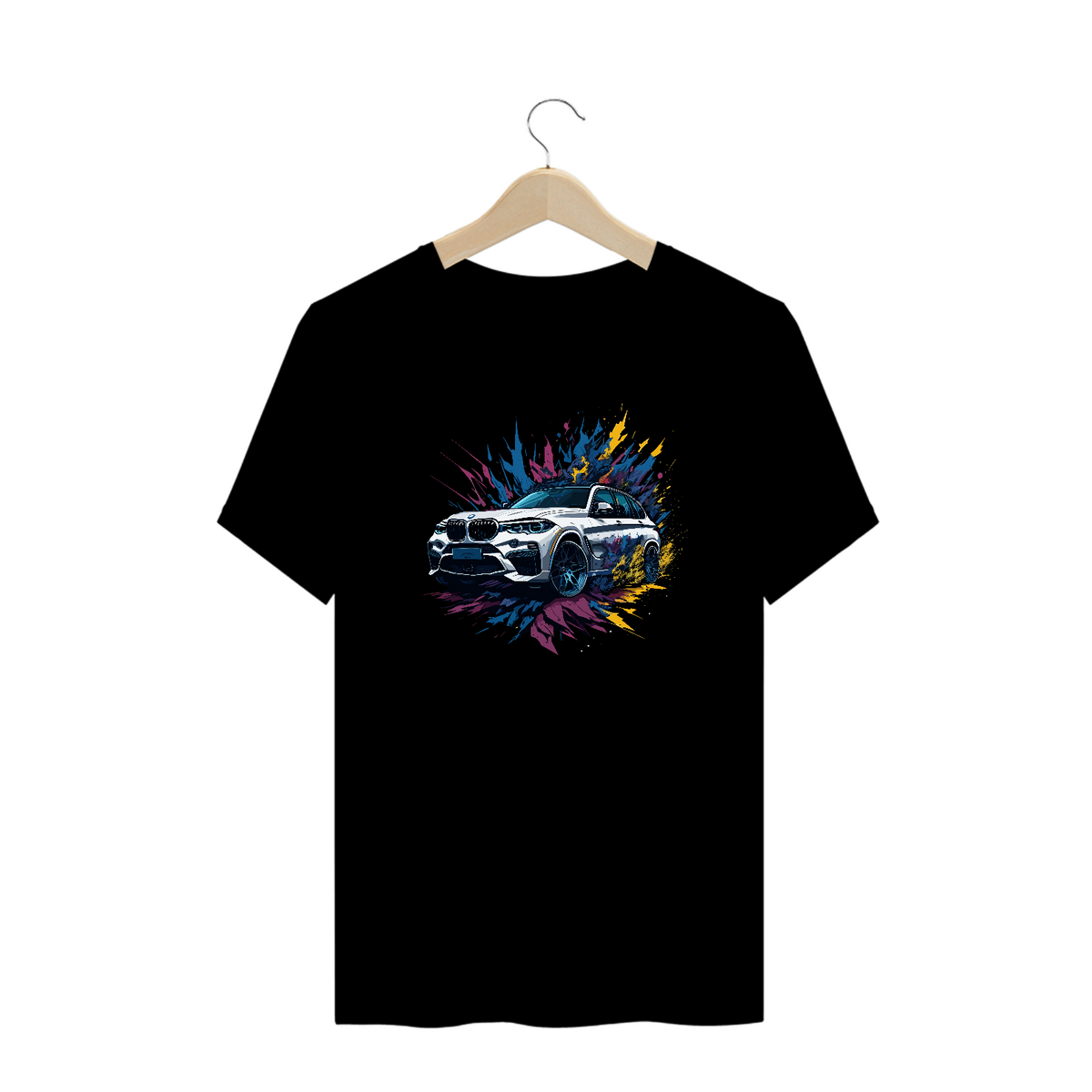 Nome do produto: Camiseta BMW X5 - Coleção Grafitti PLUS SIZE