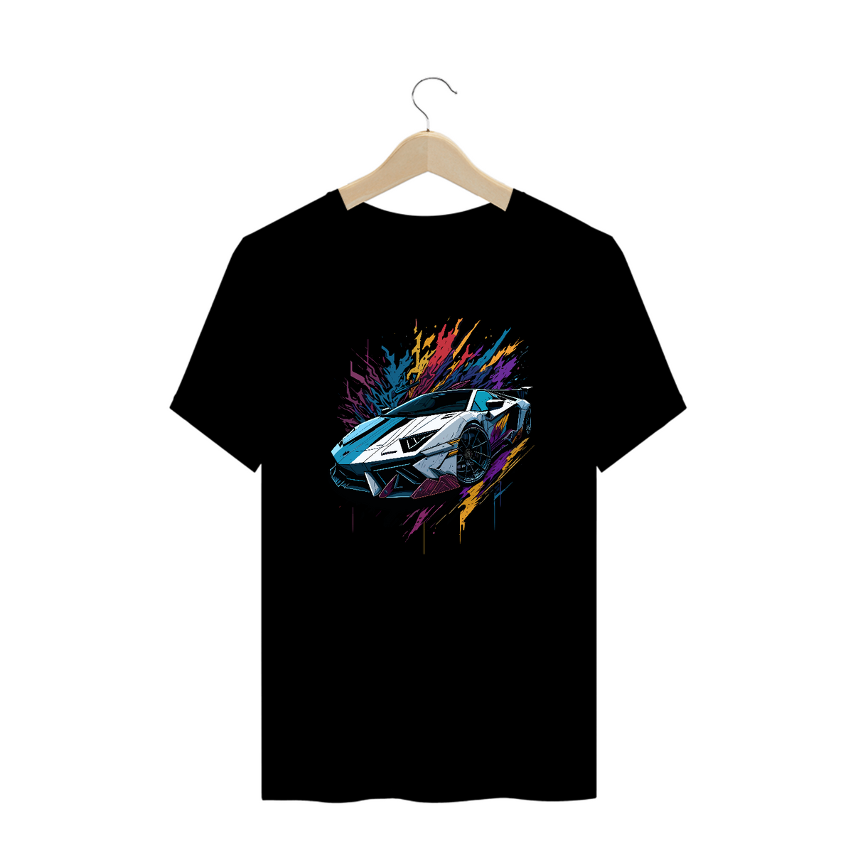 Nome do produto: Camiseta Lamborghini - Coleção Grafitti PLUS SIZE