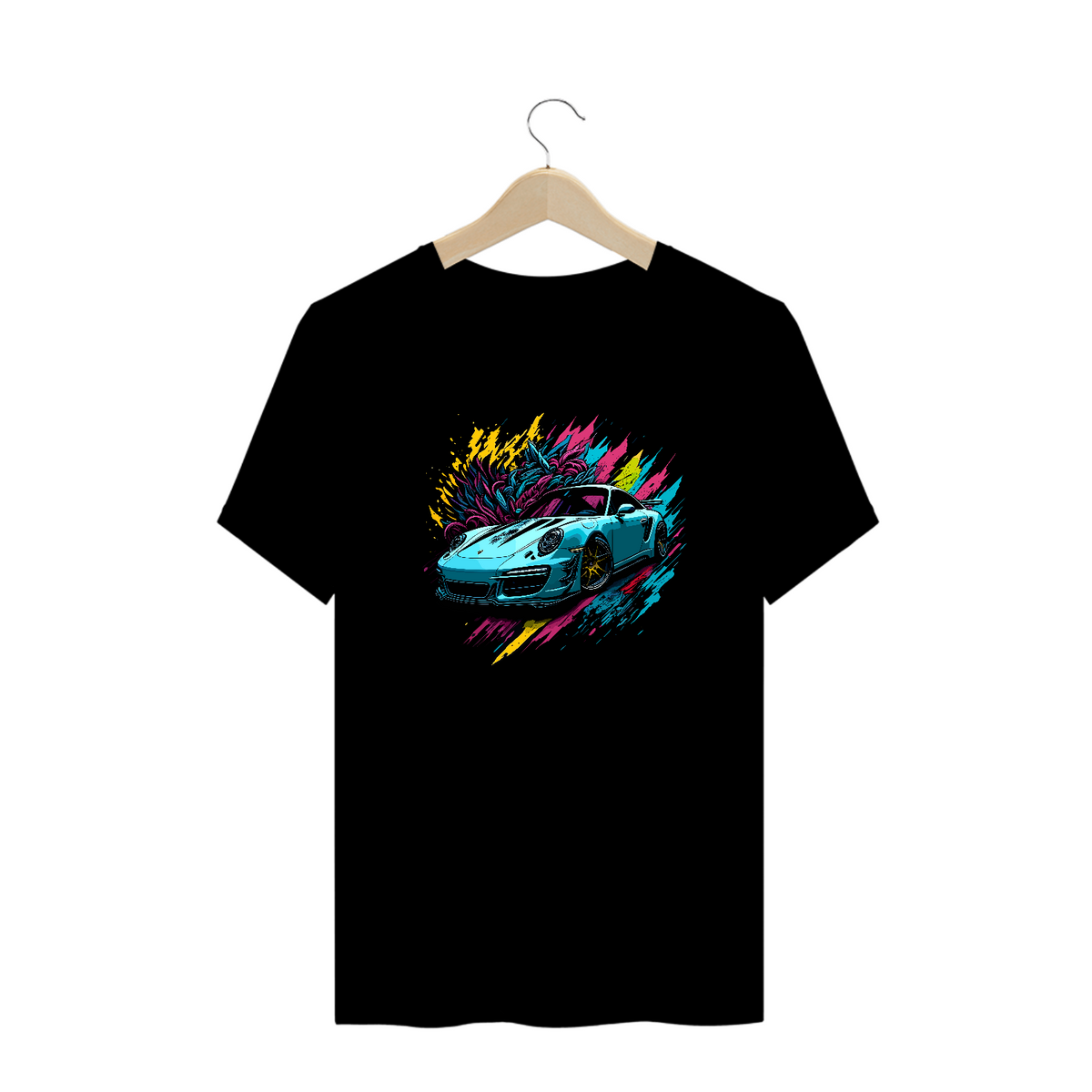 Nome do produto: Camiseta Porsche - Coleção Grafitti PLUS SIZE