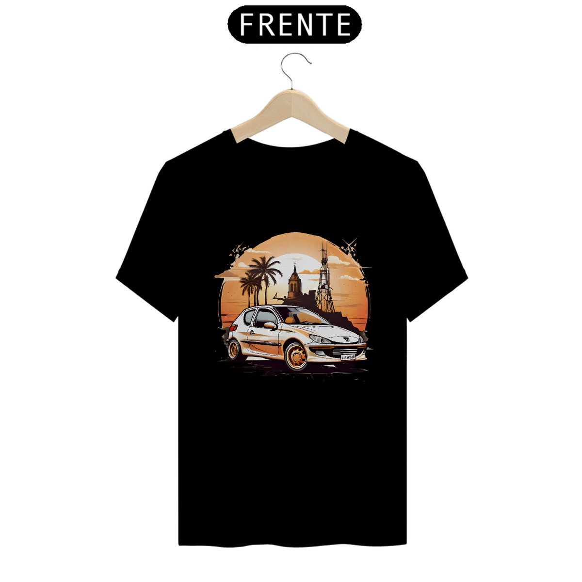 Nome do produto: Camiseta Peugeot 206 - Coleção Sunset