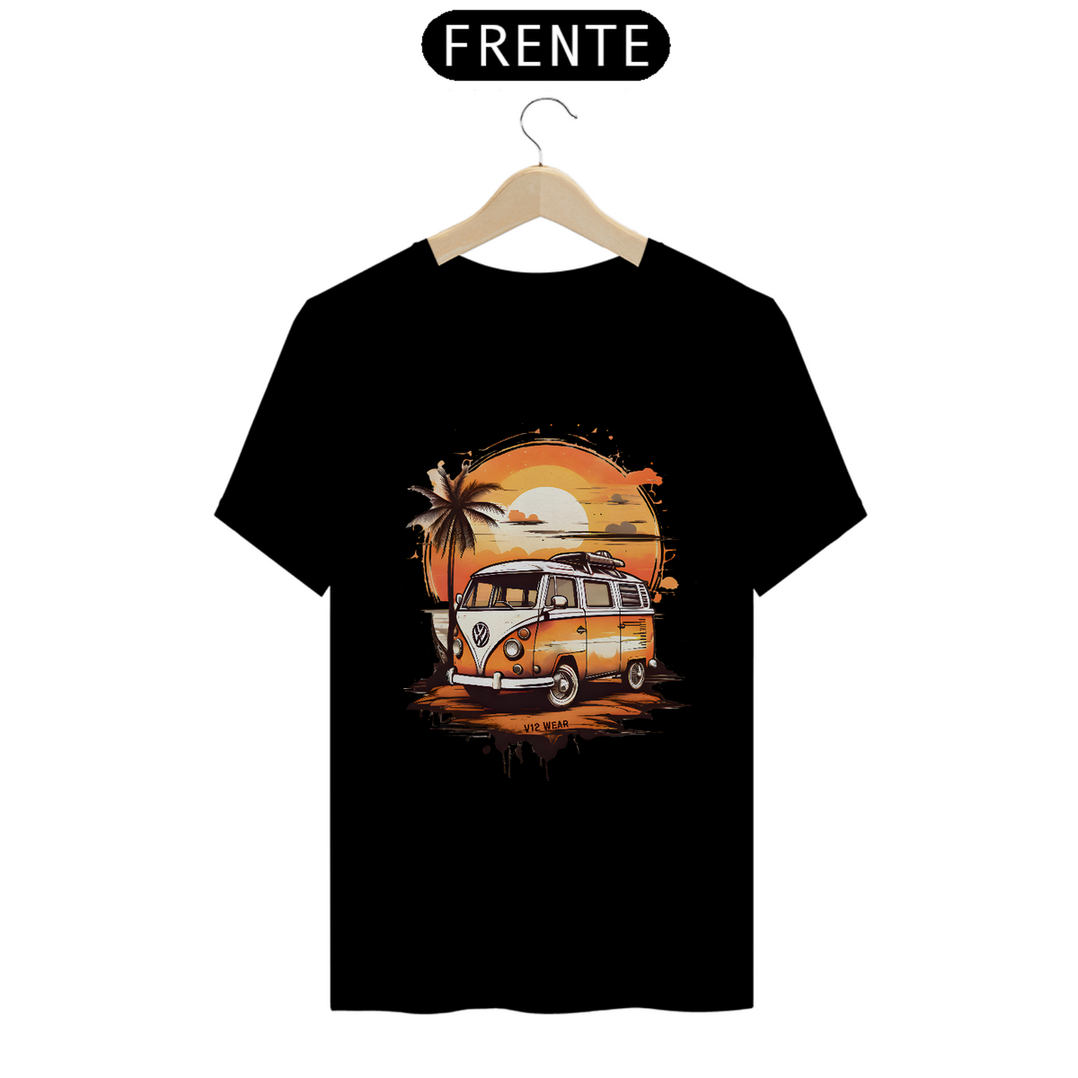 Nome do produto: Camiseta Kombi - Coleção Sunset