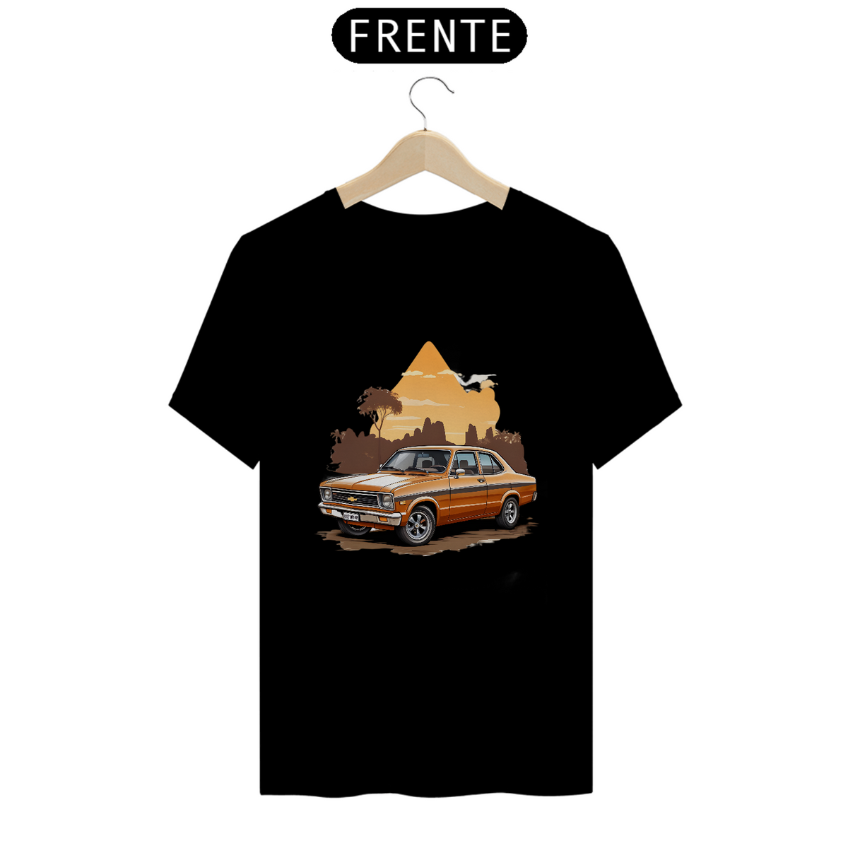 Nome do produto: Camiseta Opala Laranja - Coleção Sunset