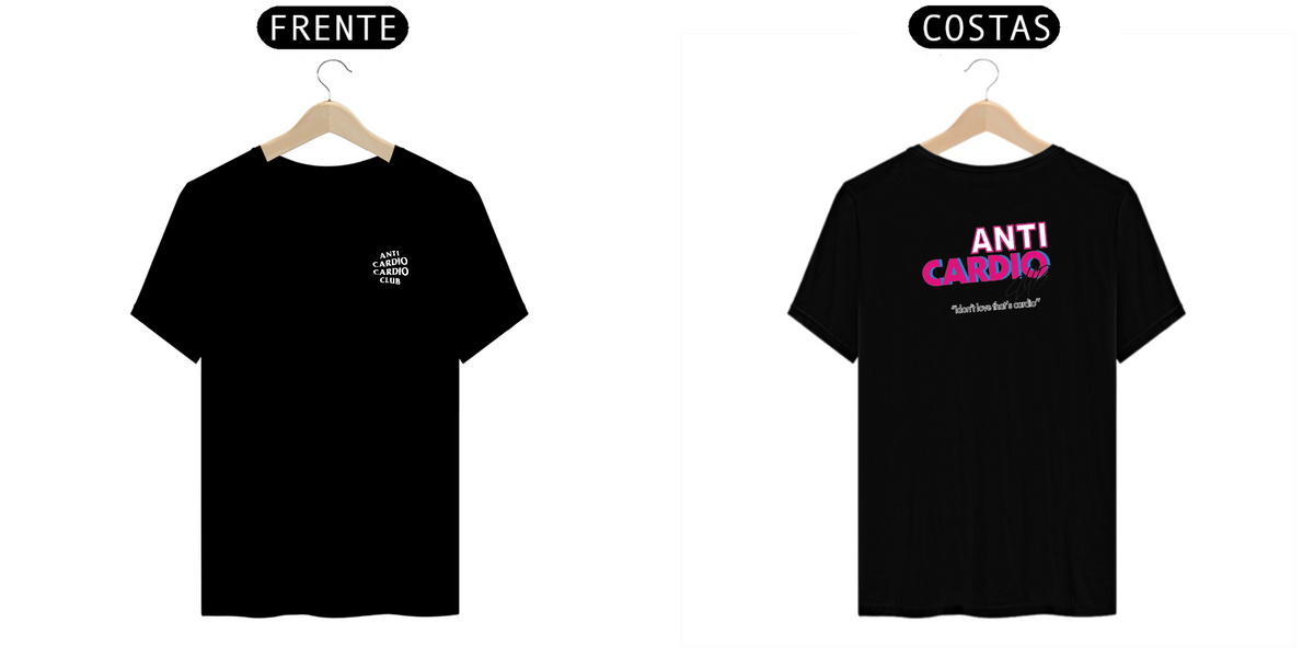 Nome do produto: Camiseta - ANTI CARDIO CLUB