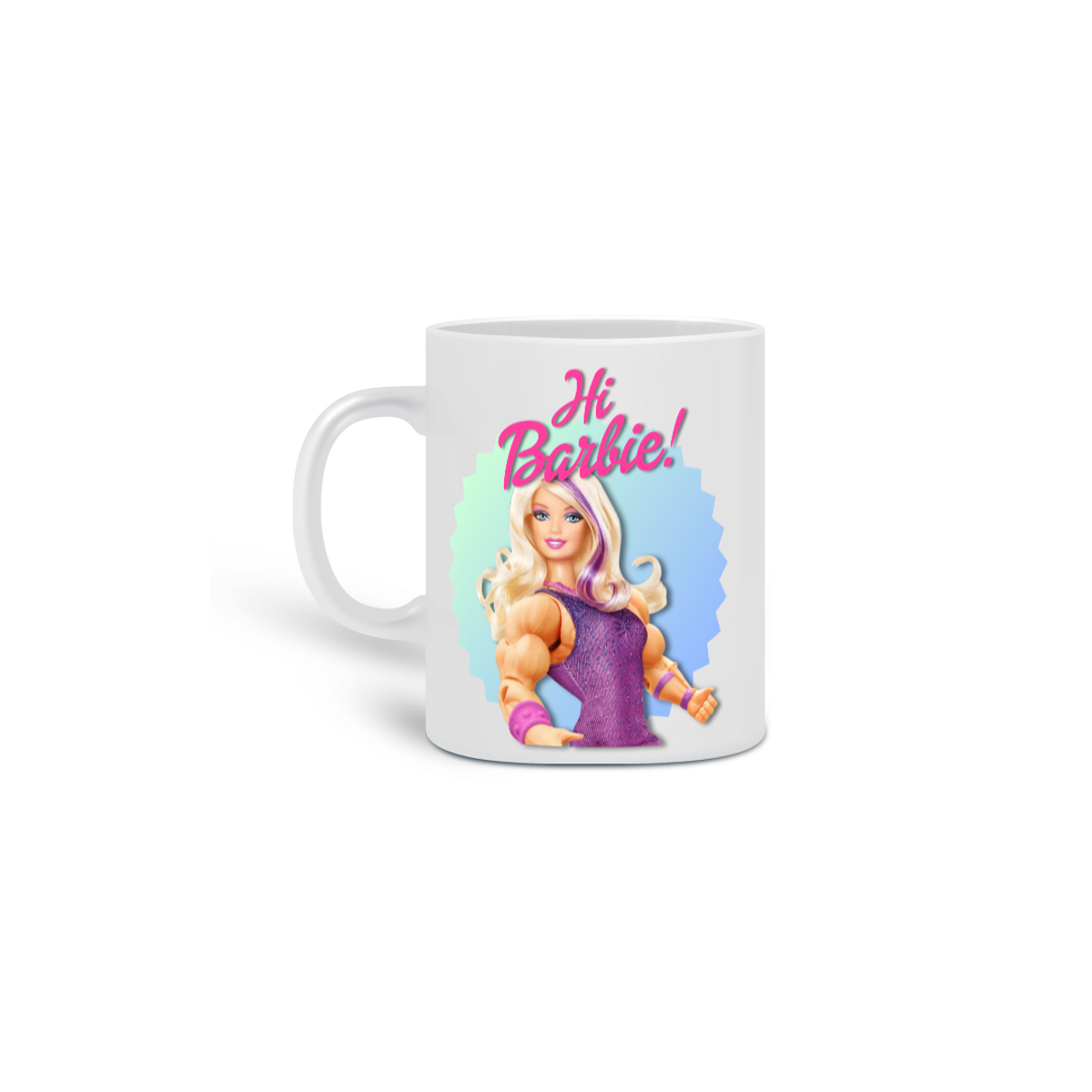 Nome do produto: CANECA HI BARBIE