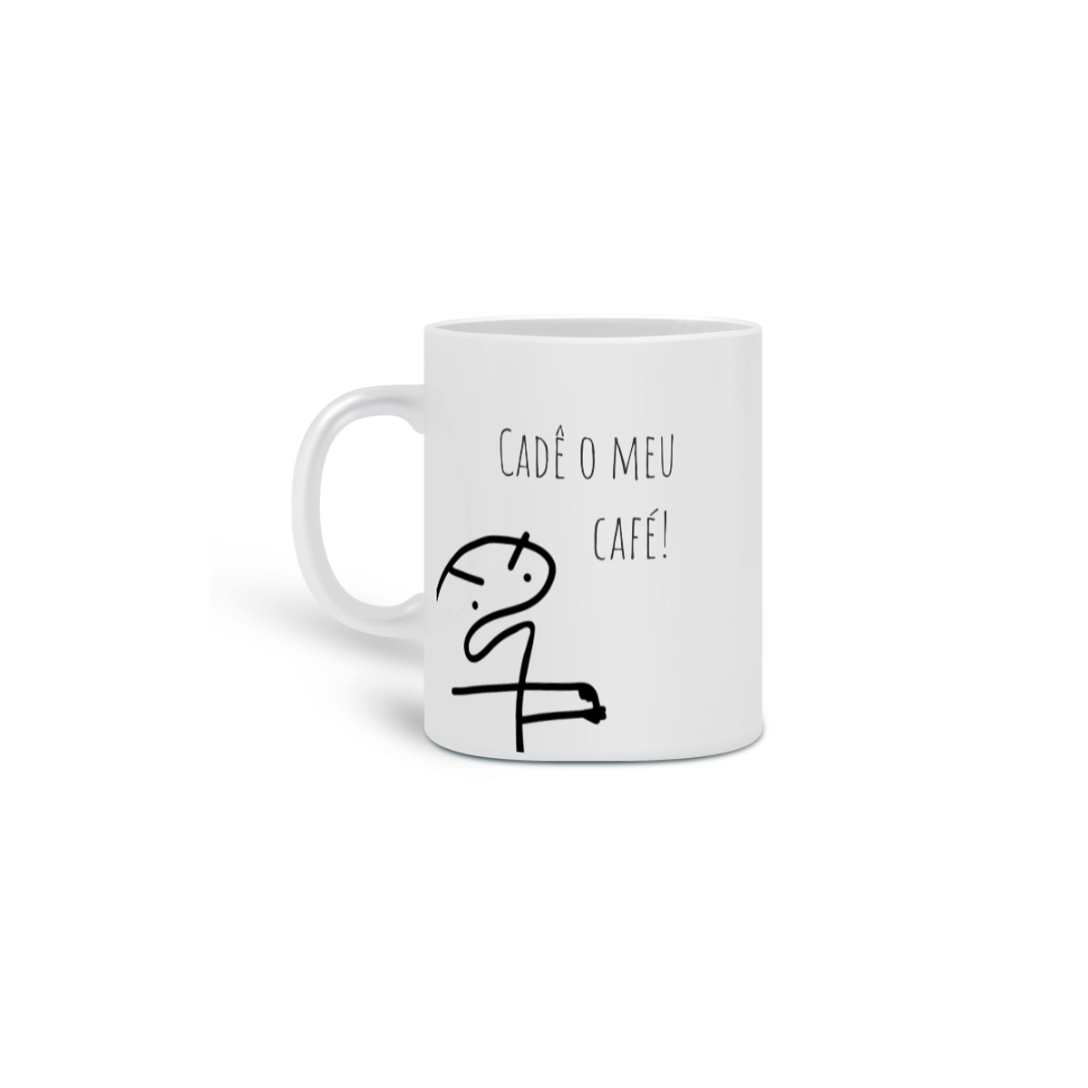 Nome do produto: Caneca Personalizada - Boneco Palito MEME